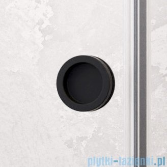 Radaway Furo Black DWJ drzwi prysznicowe 120cm lewe szkło przejrzyste 10107622-54-01L/10110580-01-01