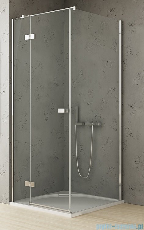 New Trendy Reflexa 100x80x200 cm kabina prostokątna lewa przejrzyste