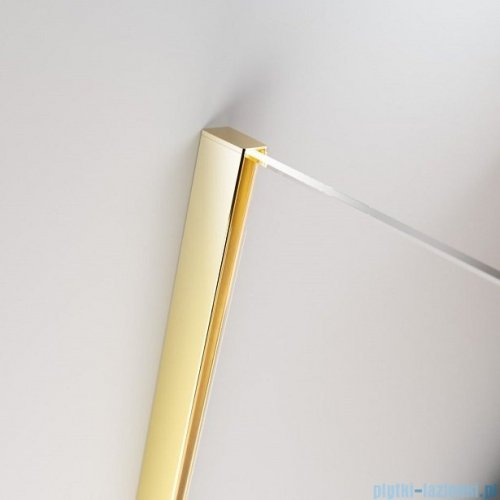 Radaway Furo Gold PND II parawan nawannowy 160cm prawy szkło przejrzyste 10109838-09-01R/10112794-01-01