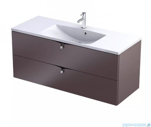 Oristo Siena szafka podumywalkowa wisząca 120x50x45cm mokka mat OR45-SD2S-120-21