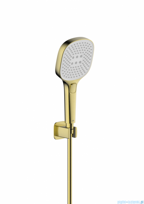 KFA MALAGA BRUSHED LIGHT GOLD zestaw prysznicowy punktowy złoty szczotkowany 841-255-31