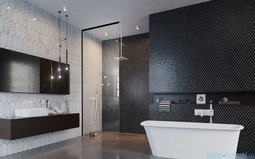 Radaway Modo XL Black kabina Walk-in 100-160×250-300 szkło przejrzyste 10mm 389409-54-01