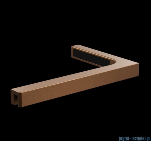 Radaway Modo F SL Brushed Copper PNJ II parawan nawannowy 70cm prawy szczotkowana miedź/przejrzyste 10406070-93-01R