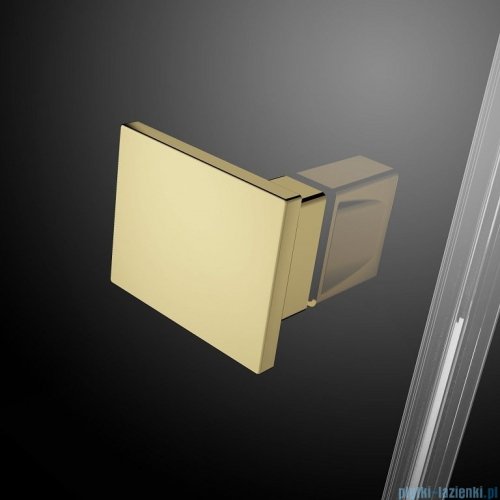 Radaway Essenza Pro Gold Ptj kabina pięciokątna 100x80 prawa złoty połysk/szkło przejrzyste 10100000-09-01R/10100800-01-01