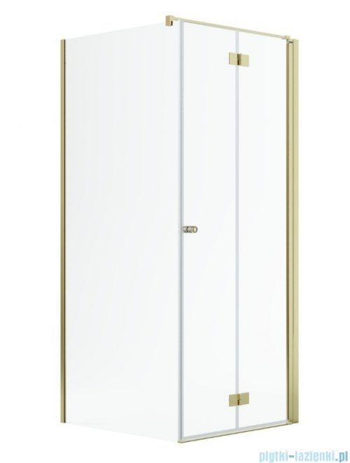 Radaway Nes Gold Kdj B kabina 100x80cm prawa złoty połysk 10025100-09-01R/10039080-01-01