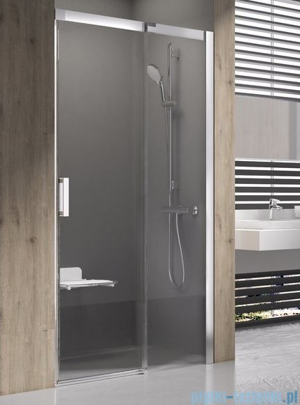 Ravak Matrix MSD2 drzwi prysznicowe 100cm prawe białe transparent 0WPA0100Z1