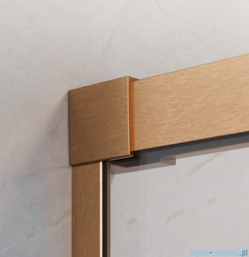 Radaway Idea DWJ Brushed Copper drzwi wnękowe 105cm lewe szczotkowana miedź 387021-93-01L