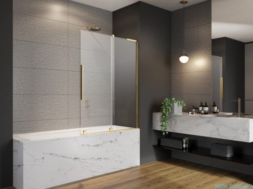 Radaway Furo SL Gold PND II parawan nawannowy 100cm prawy złoty połysk/przejrzyste 10309538-09-01R/10112494-01-01