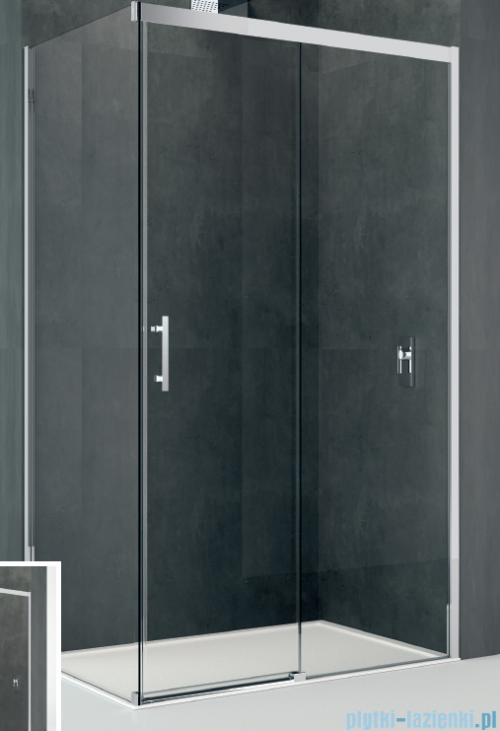 Novellini Kali PH+FH kabina prostokątna 150x80 KALIPH146-1B/KALIFH78-1B