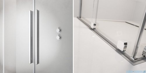 Radaway Furo DWJ drzwi prysznicowe 90cm lewe szkło przejrzyste 10107472-01-01L/10110430-01-01