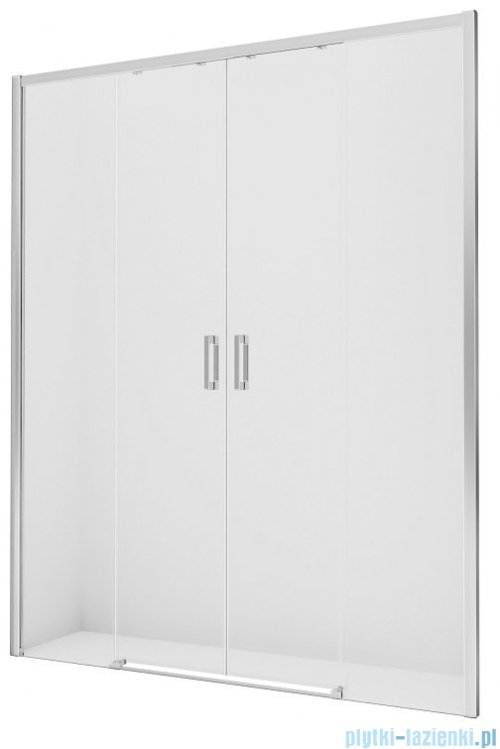 New Trendy Prime drzwi wnękowe podwójne 160x200 cm przejrzysta D-0336A