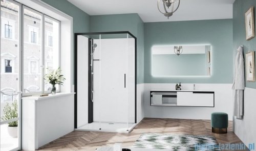 Novellini Glax 1 2.0 kabina standard 120x80 lewa czarna G212P129ST-1HH
