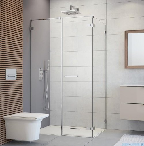 Radaway Arta Kds II kabina 140x75cm lewa szkło przejrzyste 386522-03-01R/386107-03-01/386108-03-01