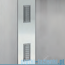 Novellini Nexis kabina prysznicowa z hydromasażem 120x80 prawa white oak NEXA120DM5-1KQ