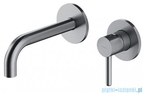 Omnires Y bateria umywalkowa element natynkowy nikiel szczotkowany Y1215HRONI