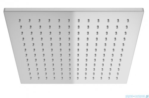 Kohlman Foxal zestaw prysznicowy z deszczownicą kwadratową 40x40 cm chrom QW210FQ40