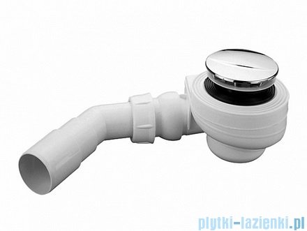 Radaway Euphoria DWJ Drzwi wnękowe 80 prawe szkło przejrzyste + brodzik Delos C + syfon 383512-01R/383212-01R/SDC0808-01