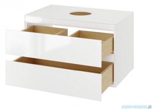 Excellent Finli szafka podumywalkowa wisząca biała 60x50x45 MLEX.1102.800.WHWH
