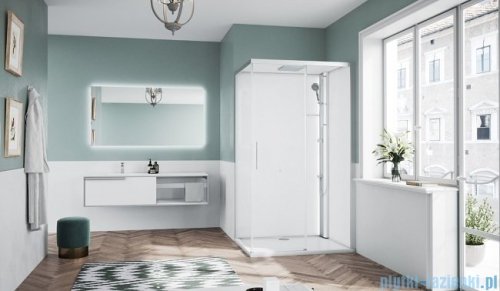 Novellini Glax 1 2.0 kabina standard 120x90 prawa srebrna G212P290DTFL-1BB