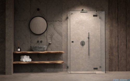 Radaway Essenza Pro Brushed GunMetal Kdj+S kabina 70x110x70cm prawa szczotkowany grafit 10097311-92-01R/10098070-01-01/10098070-01-01