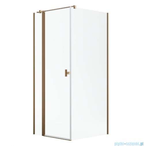 Radaway Nes Kdj II Brushed Copper kabina 110x70cm lewa szczotkowana miedź 10032110-93-01L/10039070-01-01