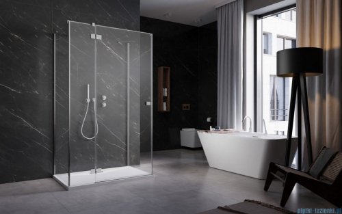 Radaway Essenza Kdj+S kabina 80x120x80cm lewa szkło przejrzyste 1384051-01-01/1385024-01-01L/1384051-01-01