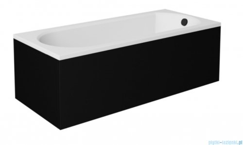 Besco Intrica 170x75cm obudowa CZARNY mat #OAI-170-PKC