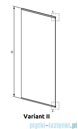 Radaway Modo XL kabina Walk-in 30-100×250-300 szkło przejrzyste 10mm 389405-01-01