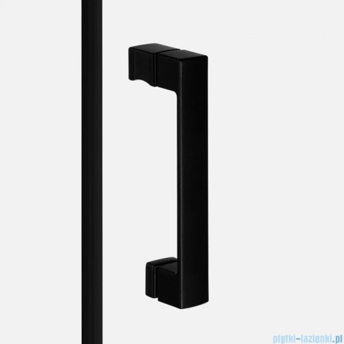 New Trendy Nesta Black kabina 90x110x200 cm lewa wspornik równoległy przejrzyste K-3706
