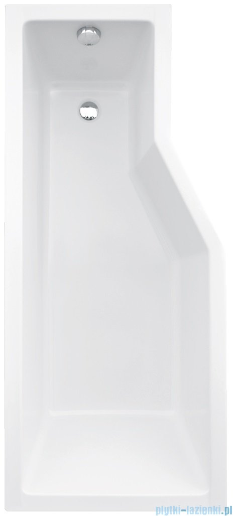 Besco Integra 150x75cm Wanna asymetryczna Lewa + parawan 2-skrzydłowy #WAI-150-PL2
