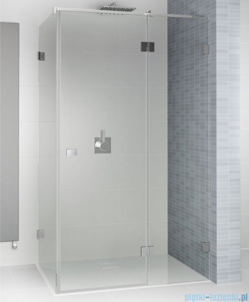 Riho Scandic NXT X203 kabina prysznicowa prawa 160x90cm czarna G001074121