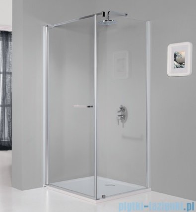 Sanplast kabina prostokątna KNDJ/PRIII-80x90 80x90x198 cm przezroczyste 600-073-0120-38-401