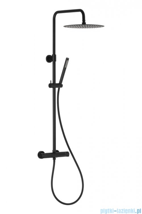 KFA MOZA PREMIUM BLACK deszczownia z baterią termostatyczną czarny 5736-920-81