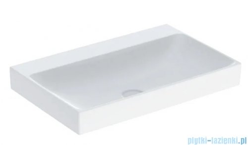 Geberit One Umywalka prostokątna bez otworu na baterię 75x48cm KeraTect 505.021.01.2
