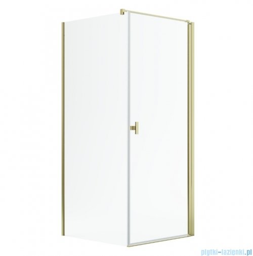 Radaway Nes Kdj I Gold kabina 80x100cm prawa złoty połysk 10022080-09-01R/10039100-01-01