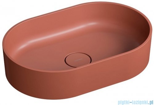 Omnires Ovo M+ umywalka nablatowa 55x36 cm terracotta OVOUNTE