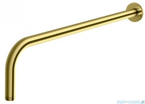 Kohlman Axel Gold zestaw prysznicowy z deszczownicą 25 cm złoty połysk QW210AGDR25