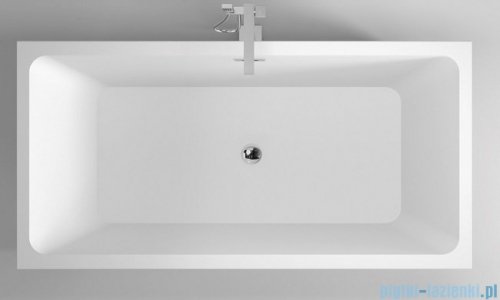 Bravat wanna wolnostojąca 170x80 biała BT401-17