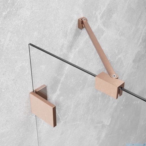 Radaway Essenza Pro Brushed Copper Pnd II parawan nawannowy 120cm prawy szczotkowana miedź 10102120-93-01R