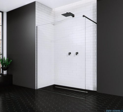 Radaway Modo New Black II kabina Walk-in 110x200 szkło przejrzyste 389114-54-01