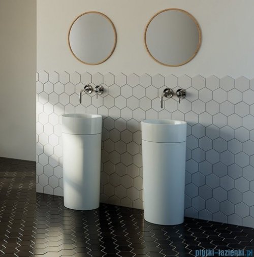 Marmorin Duo S umywalka wolnostojąca biały połysk PS536090380
