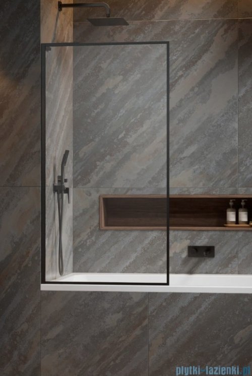 Radaway Modo F SL Brushed GunMetal PNJ II parawan nawannowy 100cm lewy szczotkowany grafit/przejrzyste 10406100-92-01L