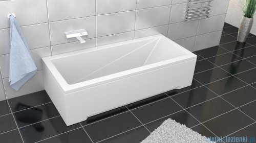 Besco Modern 180x80cm wanna prostokątna + obudowa + syfon #WAM-180-MO/#OAM-180-MO/19975