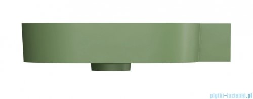 Omnires Ovo M+ umywalka nablatowa/wisząca prawa 66x44 cm olive mat OVO645UWPOL