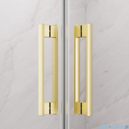 Radaway Idea 6 DWJ Brushed Light Gold drzwi wnękowe 100cm lewe szczotkowane jasne złoto 387014-98-01L