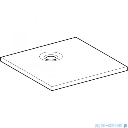 Geberit brodzik Nemea 90x90cm biały 550.571.00.1