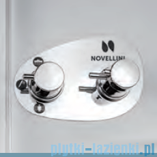 Novellini Eon R90 kabina półokrągła z hydromasażem 90x90 EONR99M1-1AK