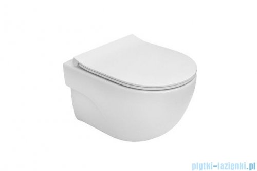 Roca Meridian Compacto Rimless miska z deską wolnoopadającą Slim A34H242000
