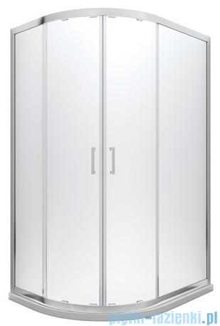 Besco Modern kabina asymetryczna 100x80x190cm przejrzyste MA-108-190-C