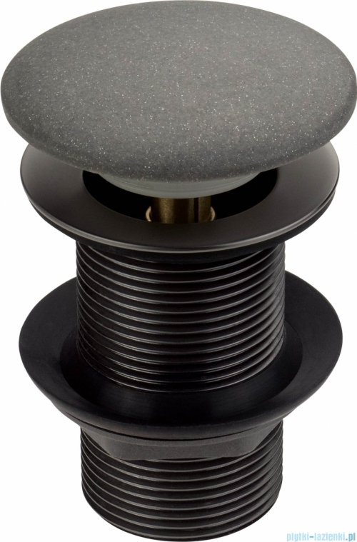 Deante CLICK-CLACK Korek do umywalki granitowy antracyt metalik NHC_T12A